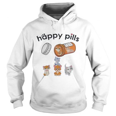 Hoodie Happy pills cat shirt