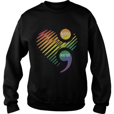 Sweater Lgbt heart you matter don’t let your story and shirt