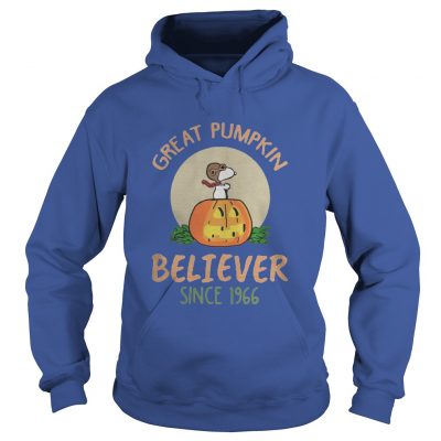 Hoodie Snoopy great pumpkin believer since 1966 shirt