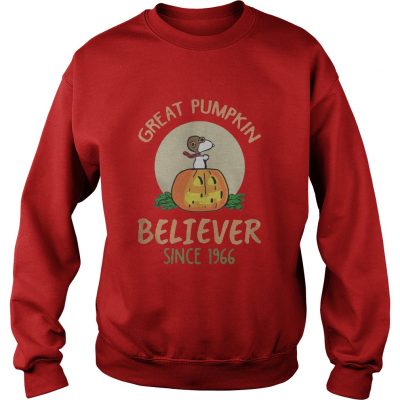 Sweater Snoopy great pumpkin believer since 1966 shirt