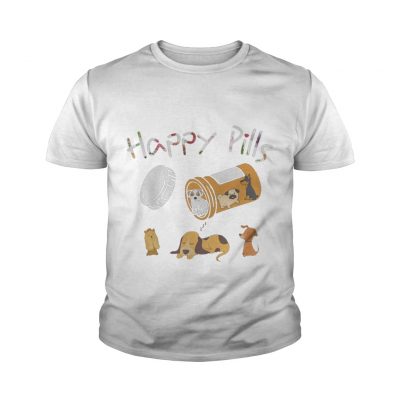 Youth tee Happy pills dog shirt