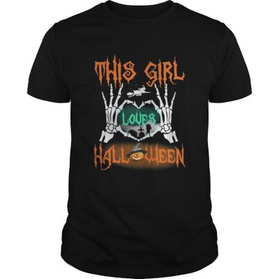 Guys This girl loves Halloween shirt