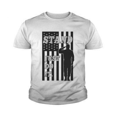 Stand Just do it American flag Youth Tee