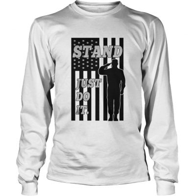 Stand Just do it American flag Long Slees