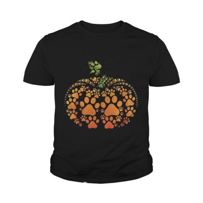 Youth Tee Pumpkin Dog Halloween shirt