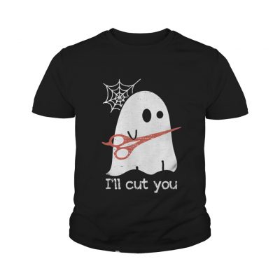 Youth Tee Halloween Boos Ghost I’ll cut you shirt