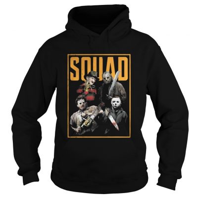 Halloween Freddy Jason Leatherface and Michael Myers Squad shirt Hoodie