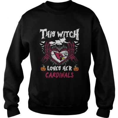 Sweater This Witch Loves Her Cardinals Fan Halloween shirt