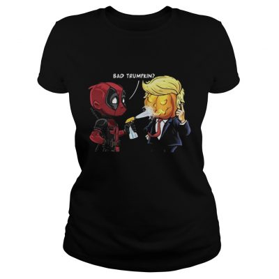 Ladies Tee Halloween Bad Trumpkin shirt