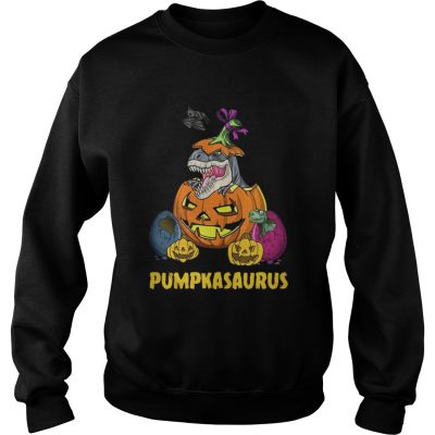 Sweater Halloween Pumpkin Dinosaur shirt