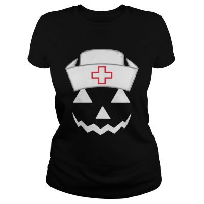 Ladies Tee Nurse Halloween shirt