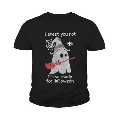 Youth Tee I sheet you not I’m so ready for Halloween shirt