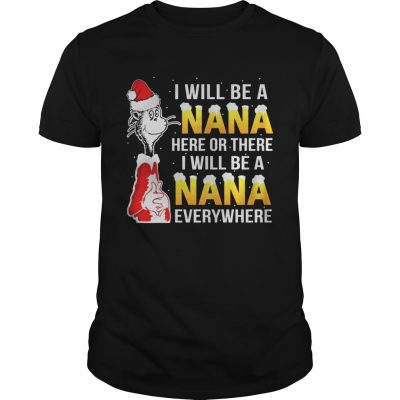 Guys I will be A Nana shirt Christmas gift shirt