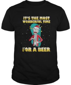 Guys Rick and Morty It’s the most wonderful time for a beer shirt