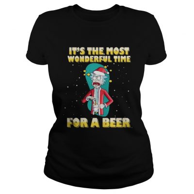 Ladies Tee Rick and Morty It’s the most wonderful time for a beer shirt