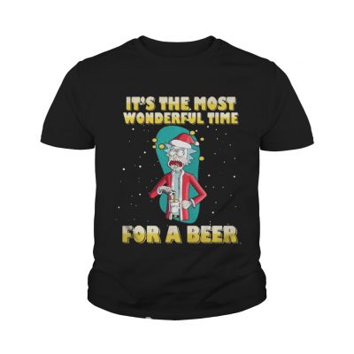 Youth Tee Rick and Morty It’s the most wonderful time for a beer shirt