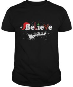 Guys Believe in Santa Claus Christmas shirt