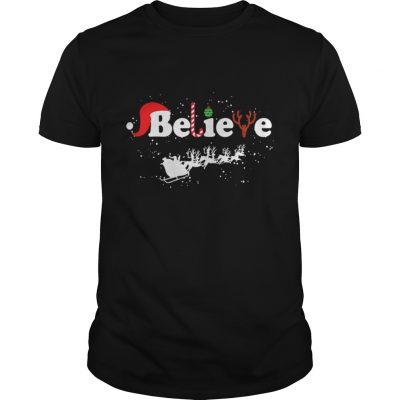 Guys Believe in Santa Claus Christmas shirt