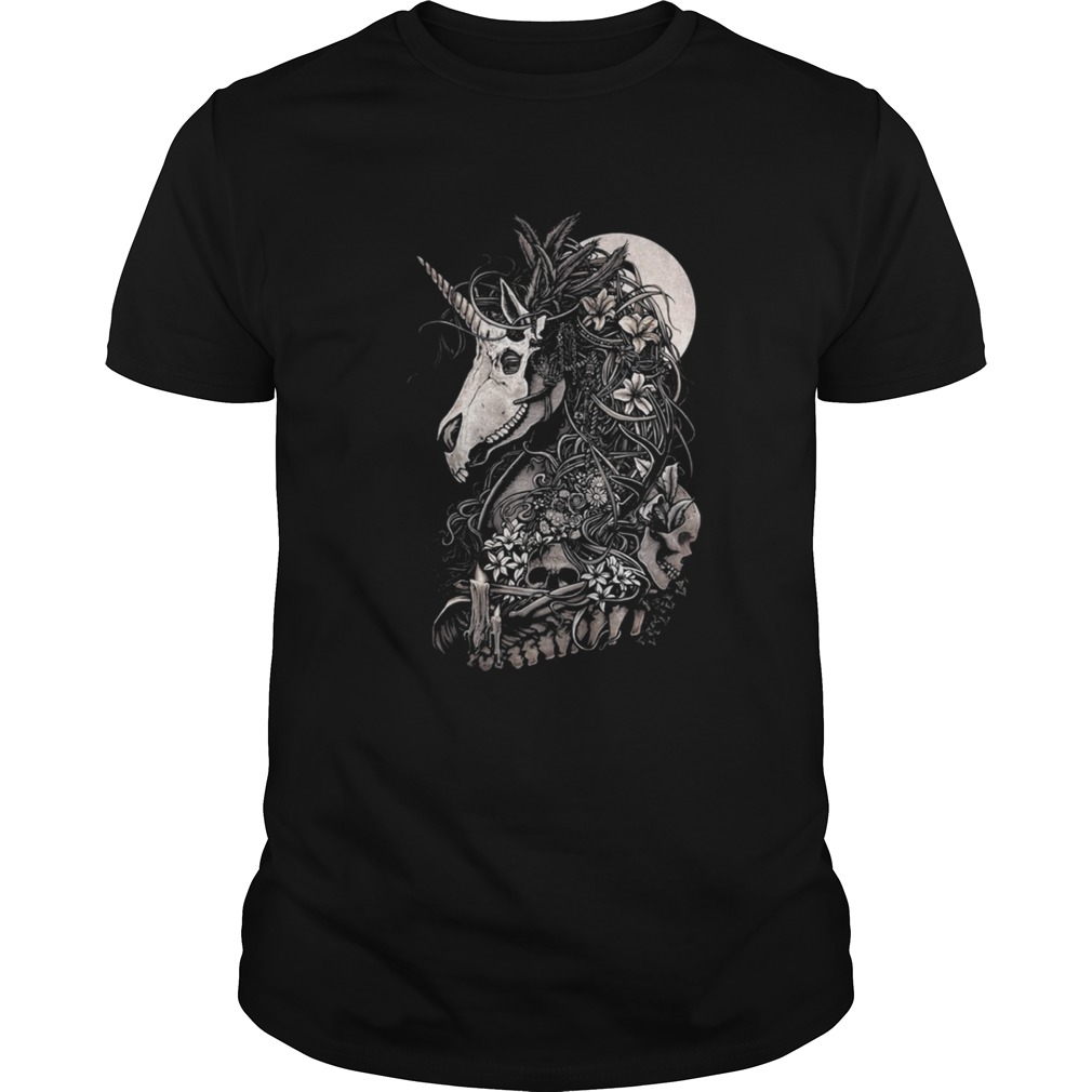 Unicorn skull shirt