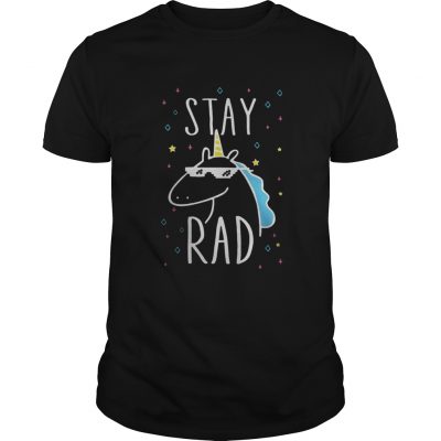 Guys Unicorn stay rad shirt