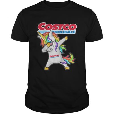 Guys Costco Wholesale Unicorn Dabbing shirt