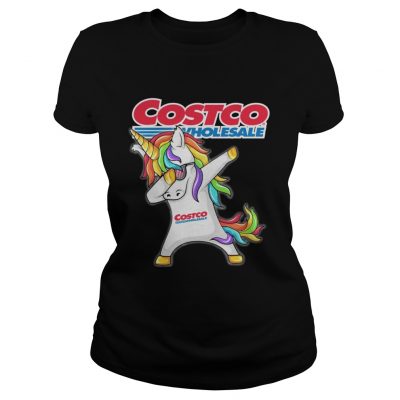 Ladies Tee Costco Wholesale Unicorn Dabbing shirt