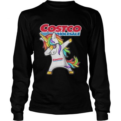 Long Sleeve  Costco Wholesale Unicorn Dabbing shirt