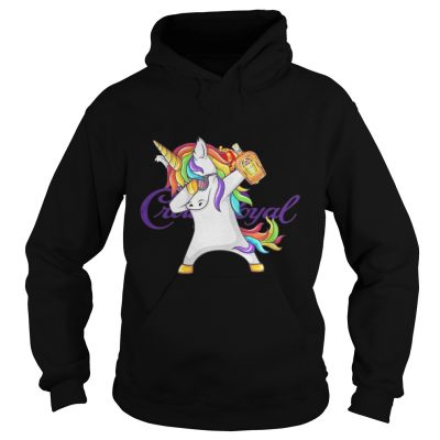 Hoodie Crown Royal Unicorn Dabbing shirt