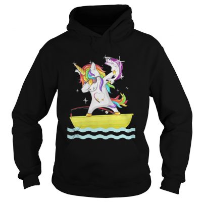 Hoodie Fishing Unicorn Dabbing shirt