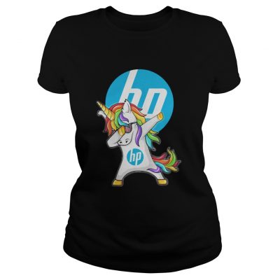 Ladies Tee Hp Unicorn Dabbing shirt