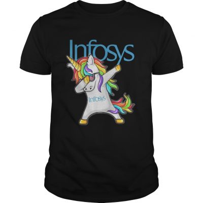 Guys Infosys Unicorn Dabbing shirt