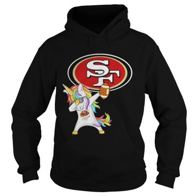 Hoddie San Francisco 49ers Football Unicorn Dabbing shirt