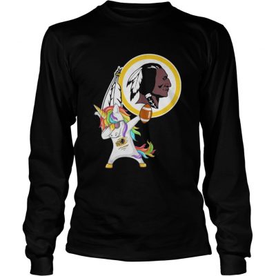 Long Sleeve Washington Redskins Football Unicorn Dabbing Hip Hop shirt