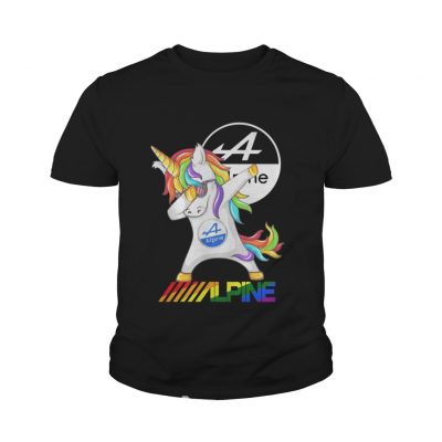 Alpine Electronics Unicorn Dabbing youth tee