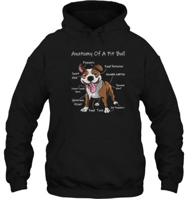 Anatomy of a Pit bull shirt