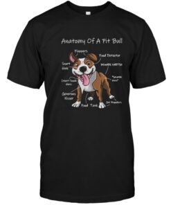 Anatomy of a Pit bull shirt