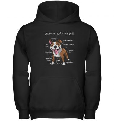 Anatomy of a Pit bull shirt