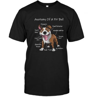 Anatomy of a Pit bull shirt