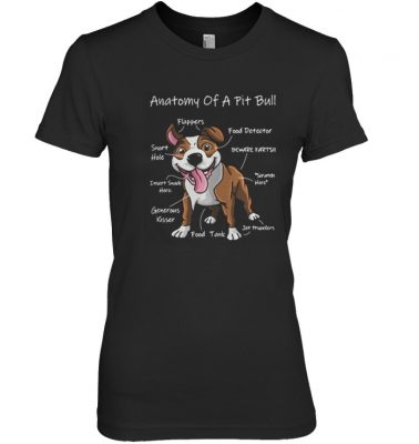 Anatomy of a Pit bull shirt