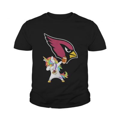 Arizona Cardinals Football Unicorn Dabbing Hip Hop youth tee