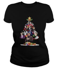 Barry Manilow Christmas Tree ladies tee