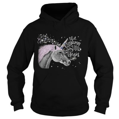 Be a Unicorn in a field of horses hoodie