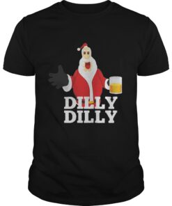 Christmas Santa Claus Dilly Dilly shirt gift 4 beer drinkers shirt