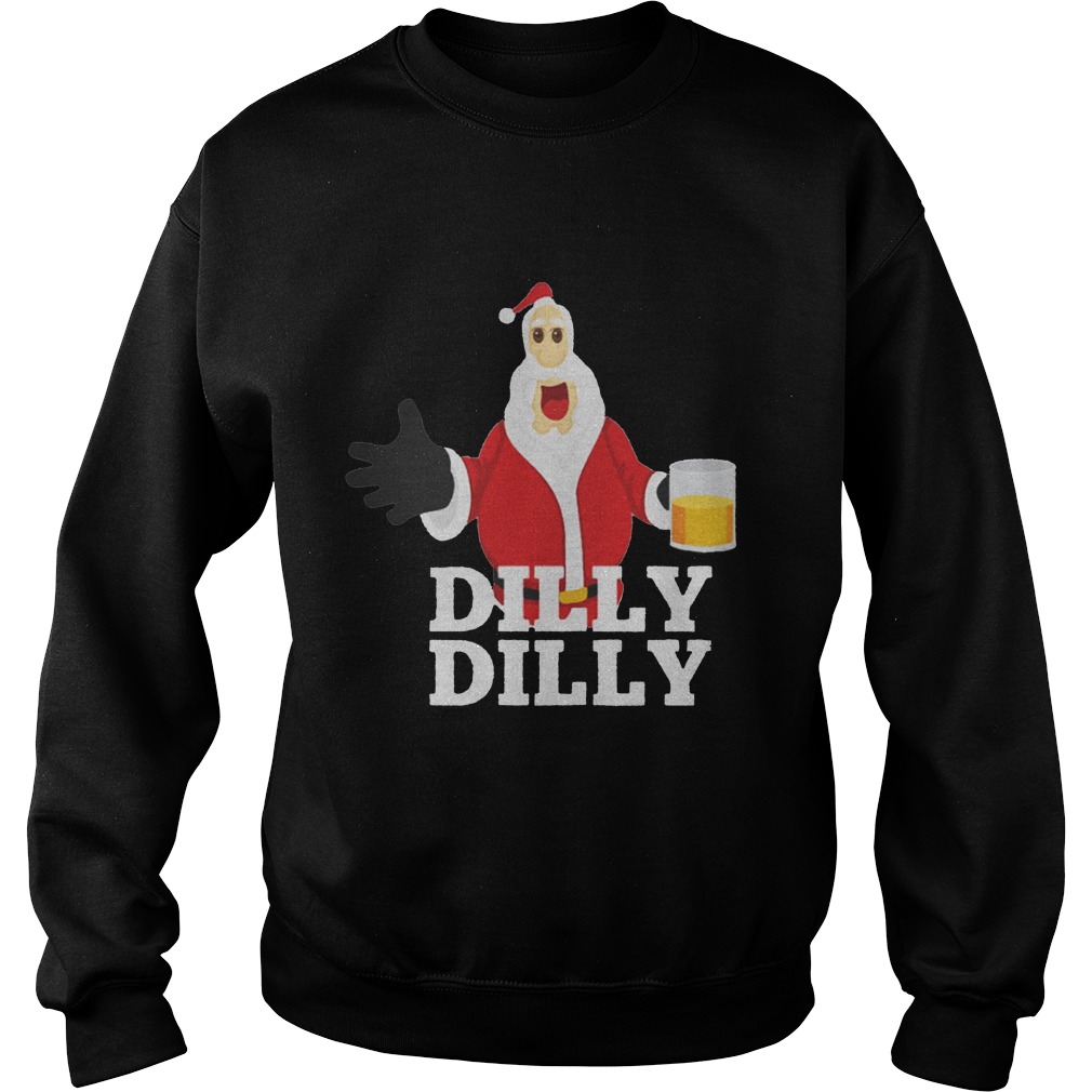 Christmas Santa Claus Dilly Dilly shirt gift 4 beer drinkers sweater