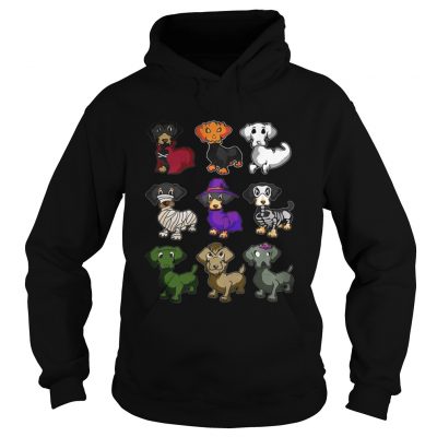 Dachshund Happy Halloweiner hoodie