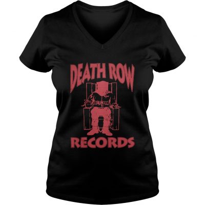 Death Row Records ladies v-neck