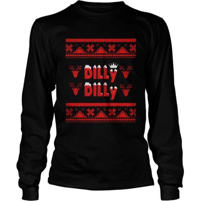 Dilly Dilly funny Christmas ugly Longsleeve Tee