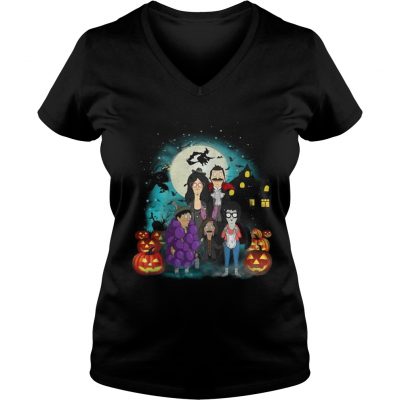 Halloween Bob’s Burgers family ladies v-neck