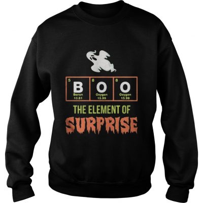 Halloween Chemistry Boo the element of surprise sweatshirt