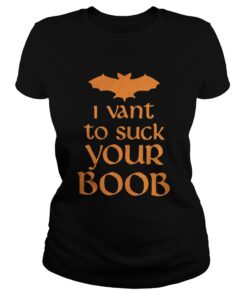 Halloween I vant to suck your Boob ladies tee